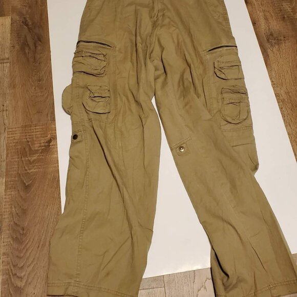 Cargo Men's Khaki/Tan Pants with 9 Pockets - Size 30/30 - Picture 2 of 8